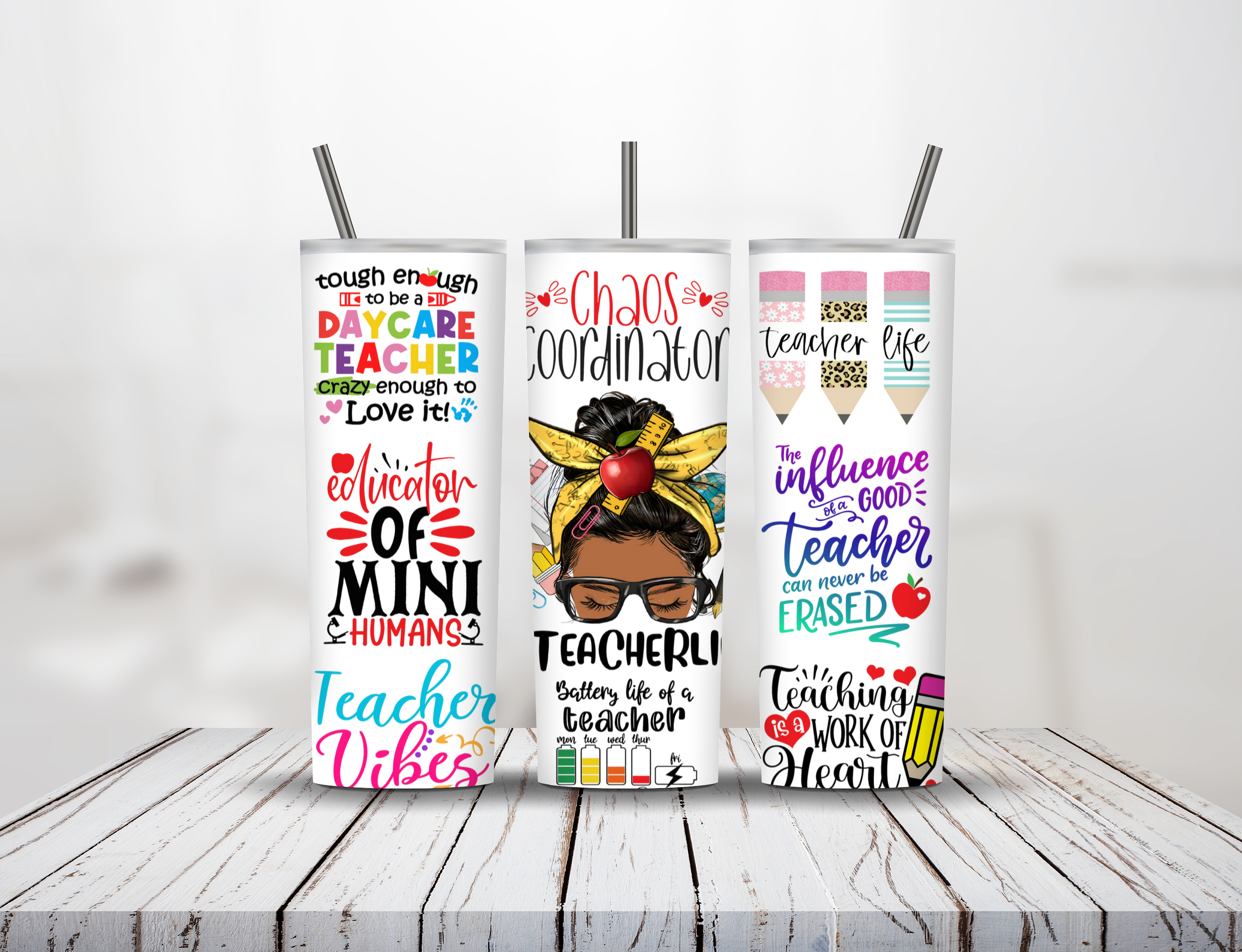 Teacher Tumbler Collection ✏️🍎