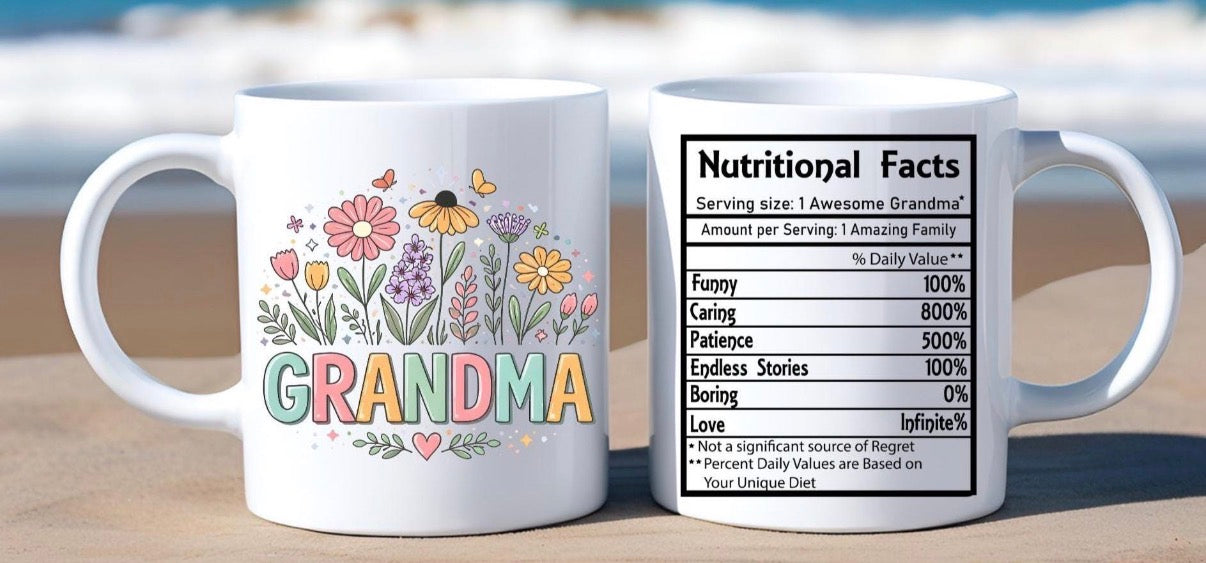 Personalized Grandma Coffee Mug ☕️
