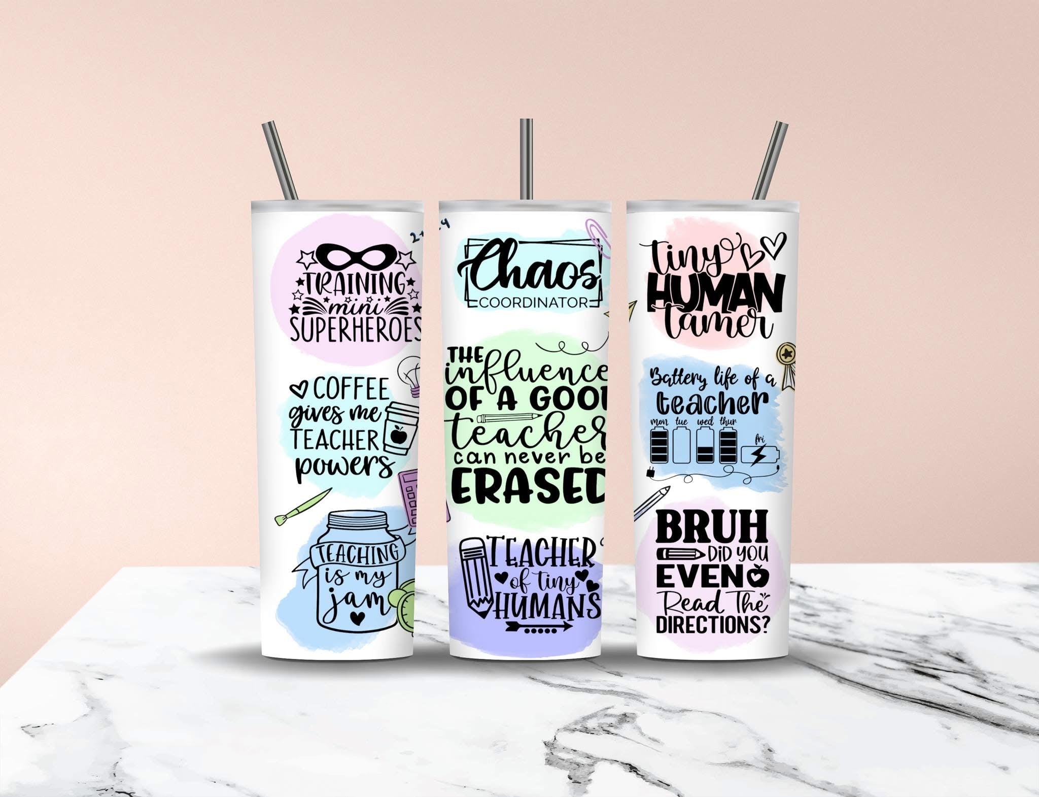 Teacher Tumbler Collection ✏️🍎