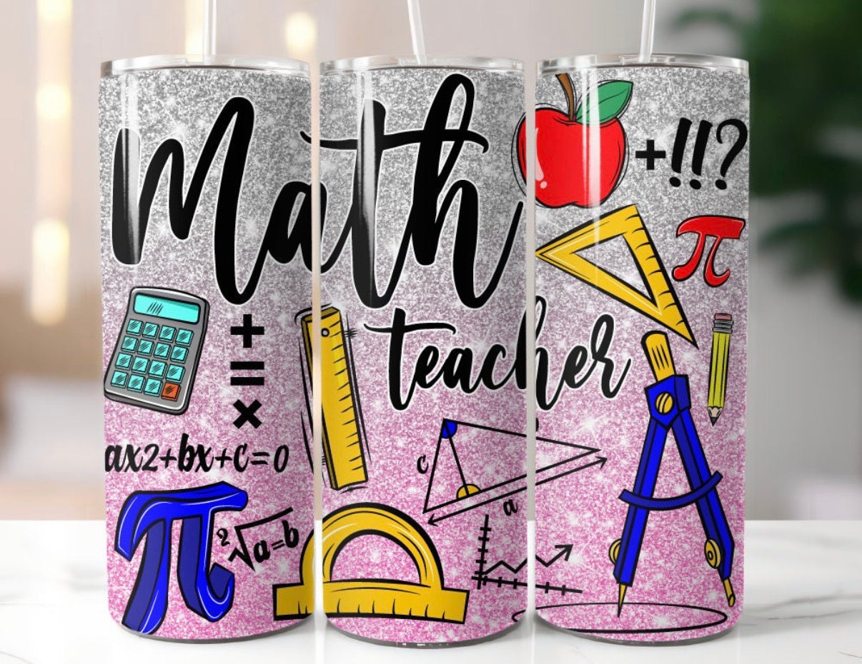 Teacher Tumbler Collection ✏️🍎