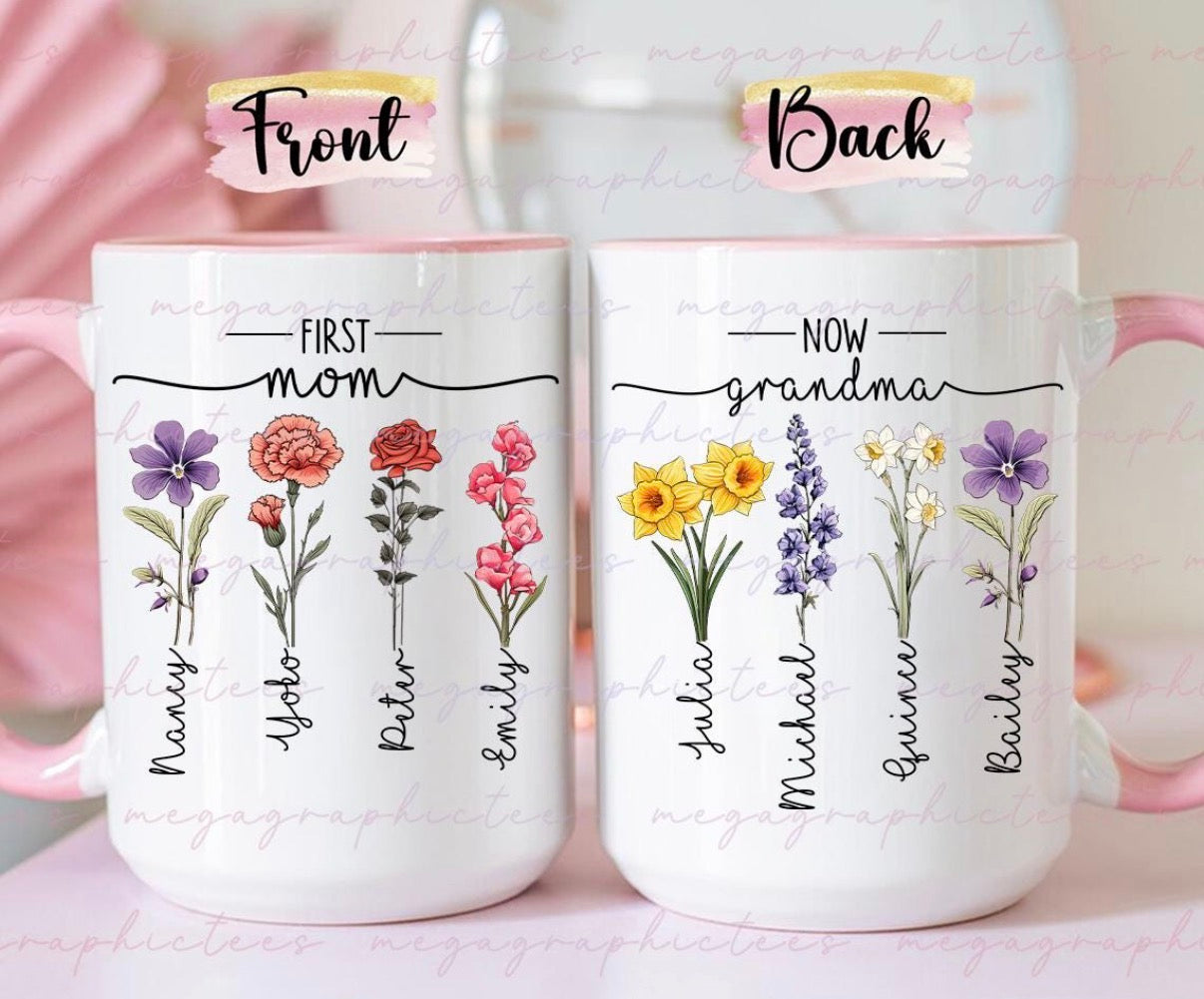 Personalized Grandma Coffee Mug ☕️