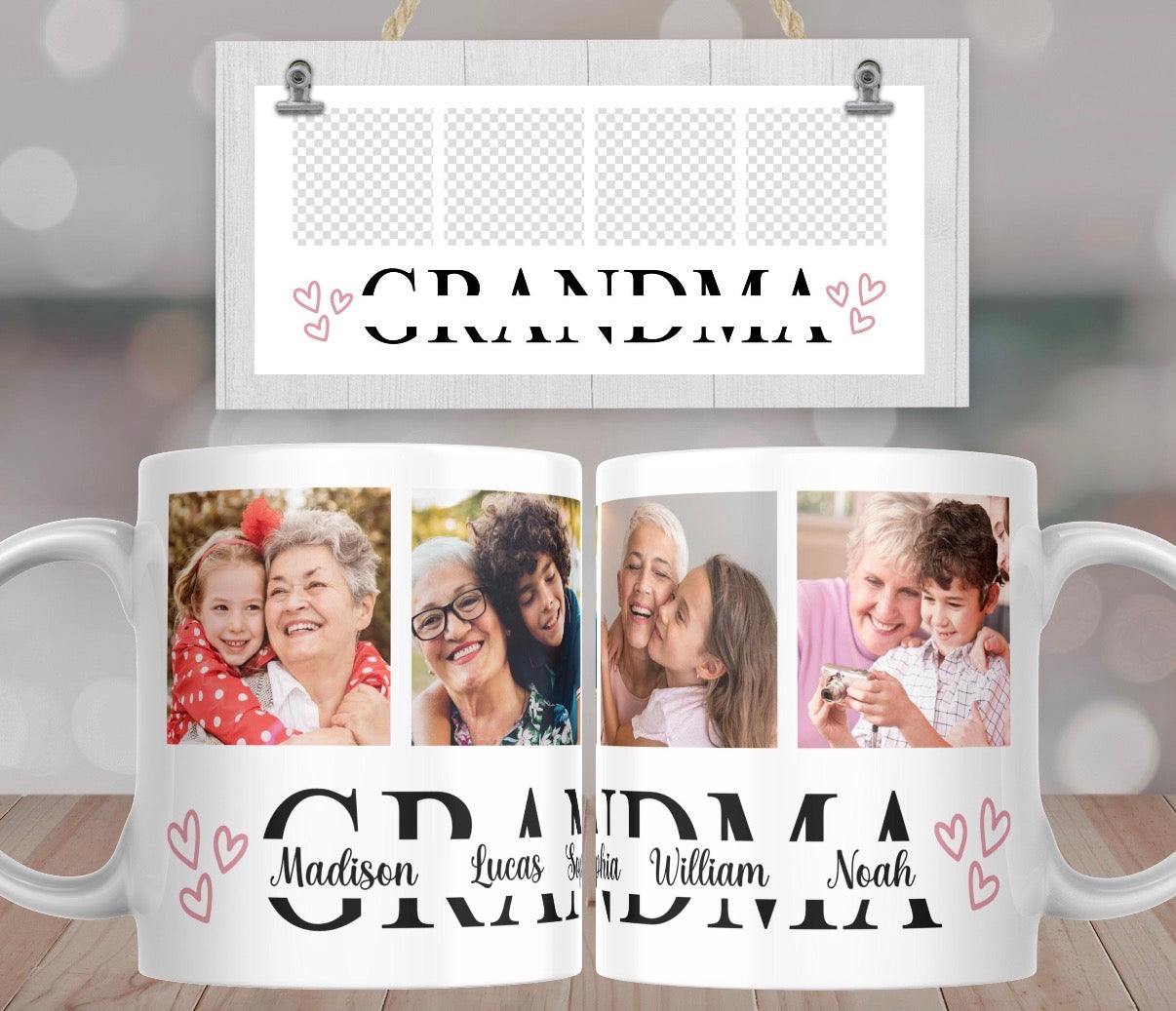 Personalized Grandma Coffee Mug ☕️